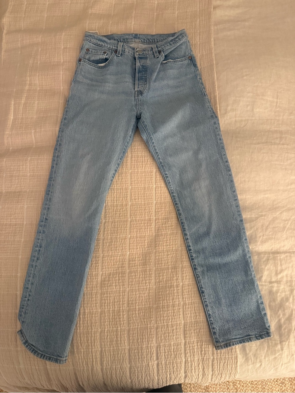 Levi's Light Blue Straight Jeans
